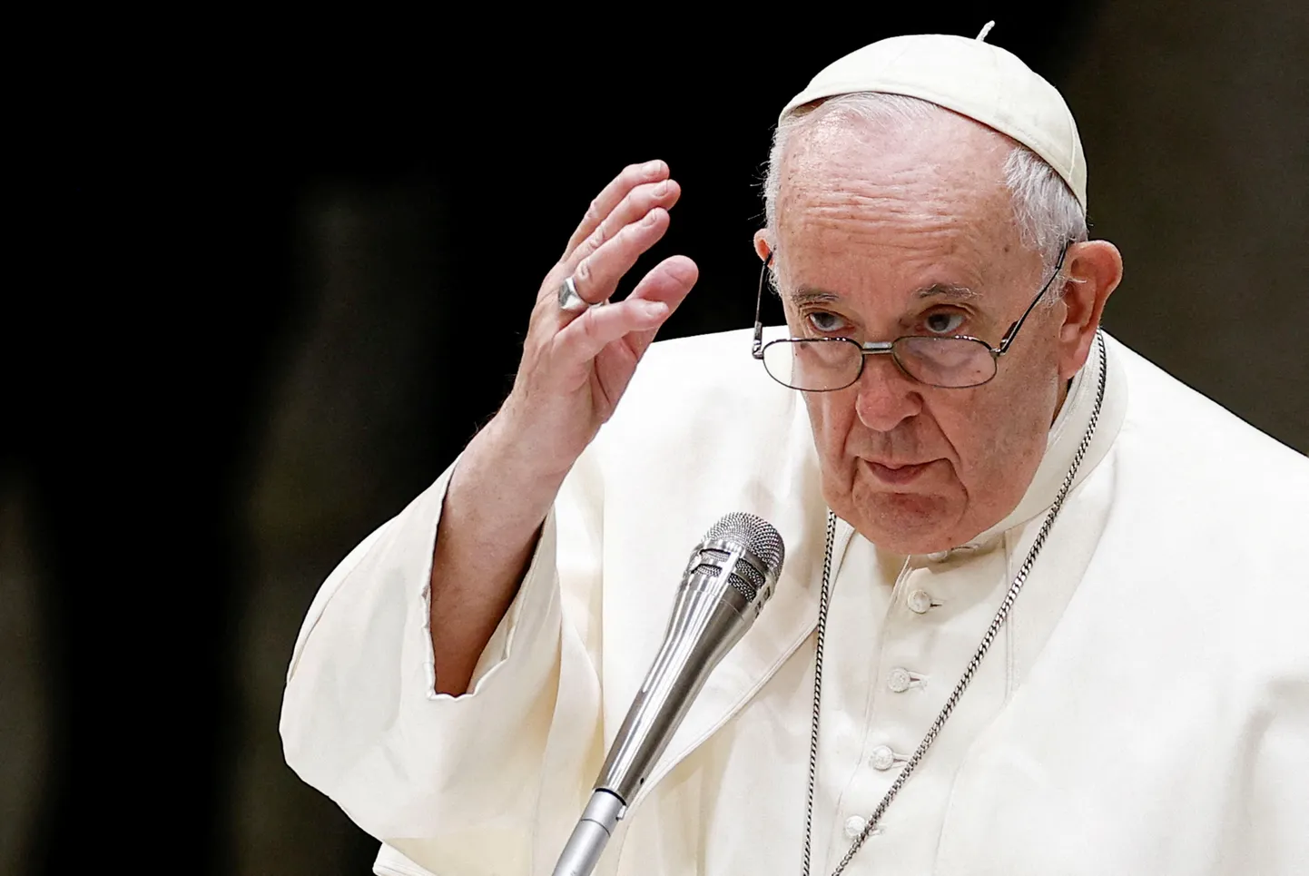 Paavst Franciscus Vatikanis, 14. detsembril 2022.