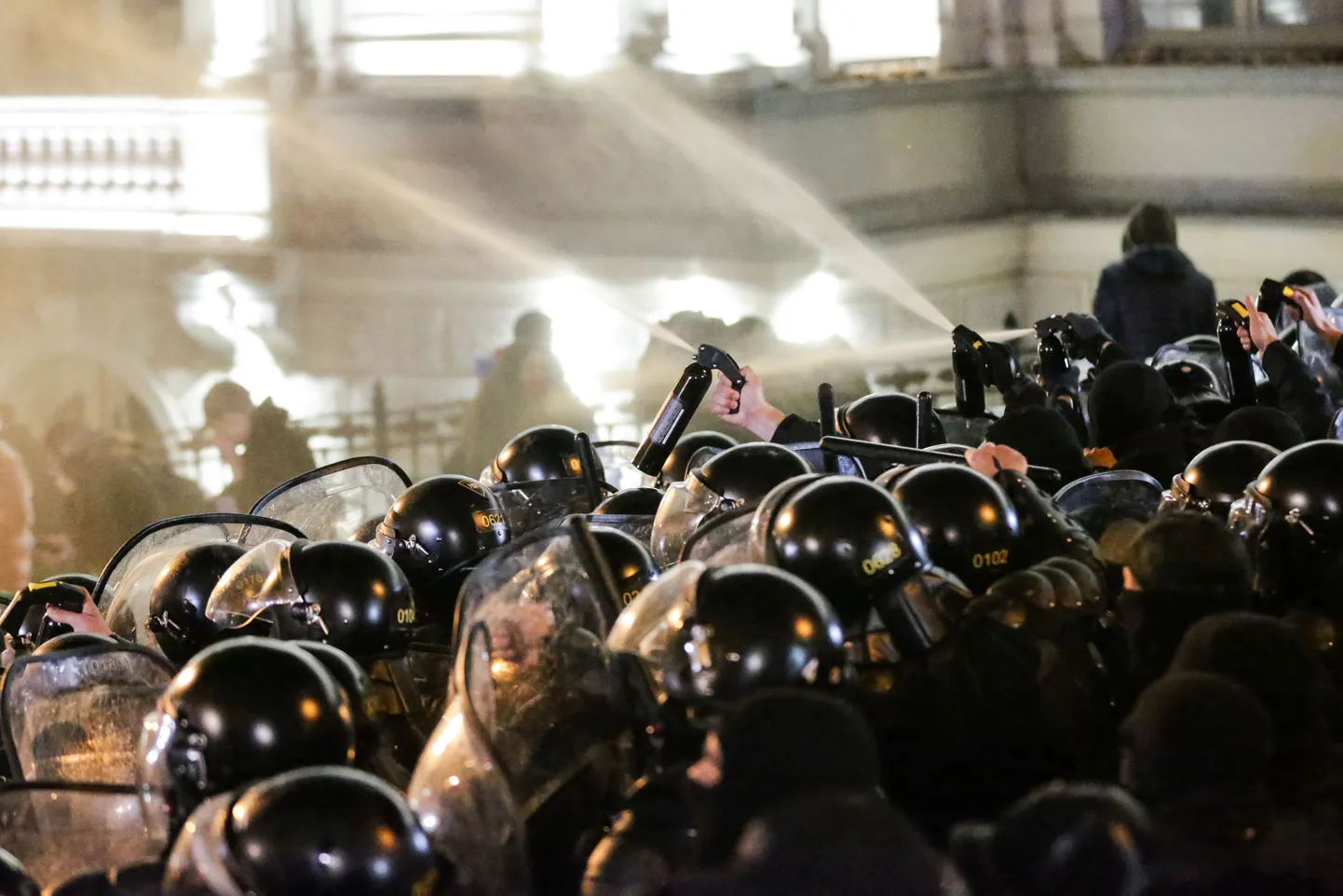 Протесты в Грузии