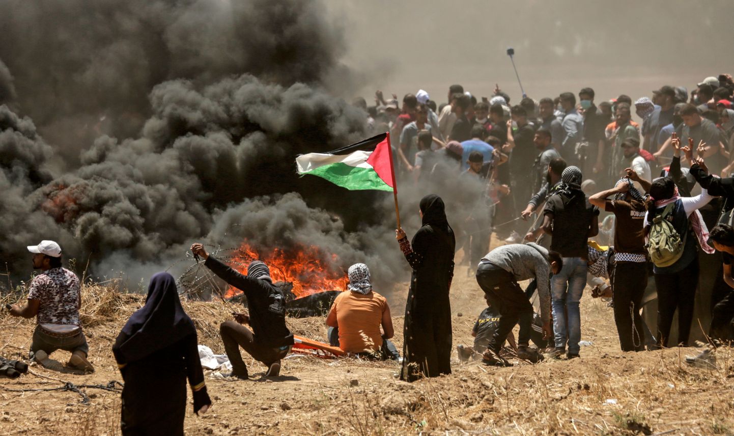 Kokkupõrked palestiinlaste ja Iisraeli armee vahel.