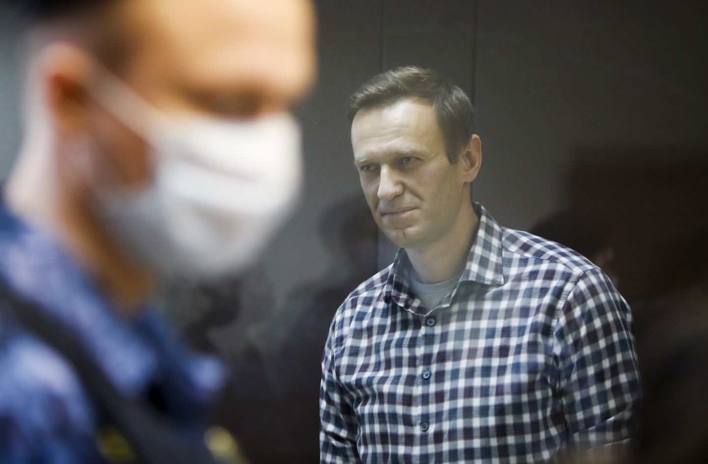 Навальный на заседании суда в Москве