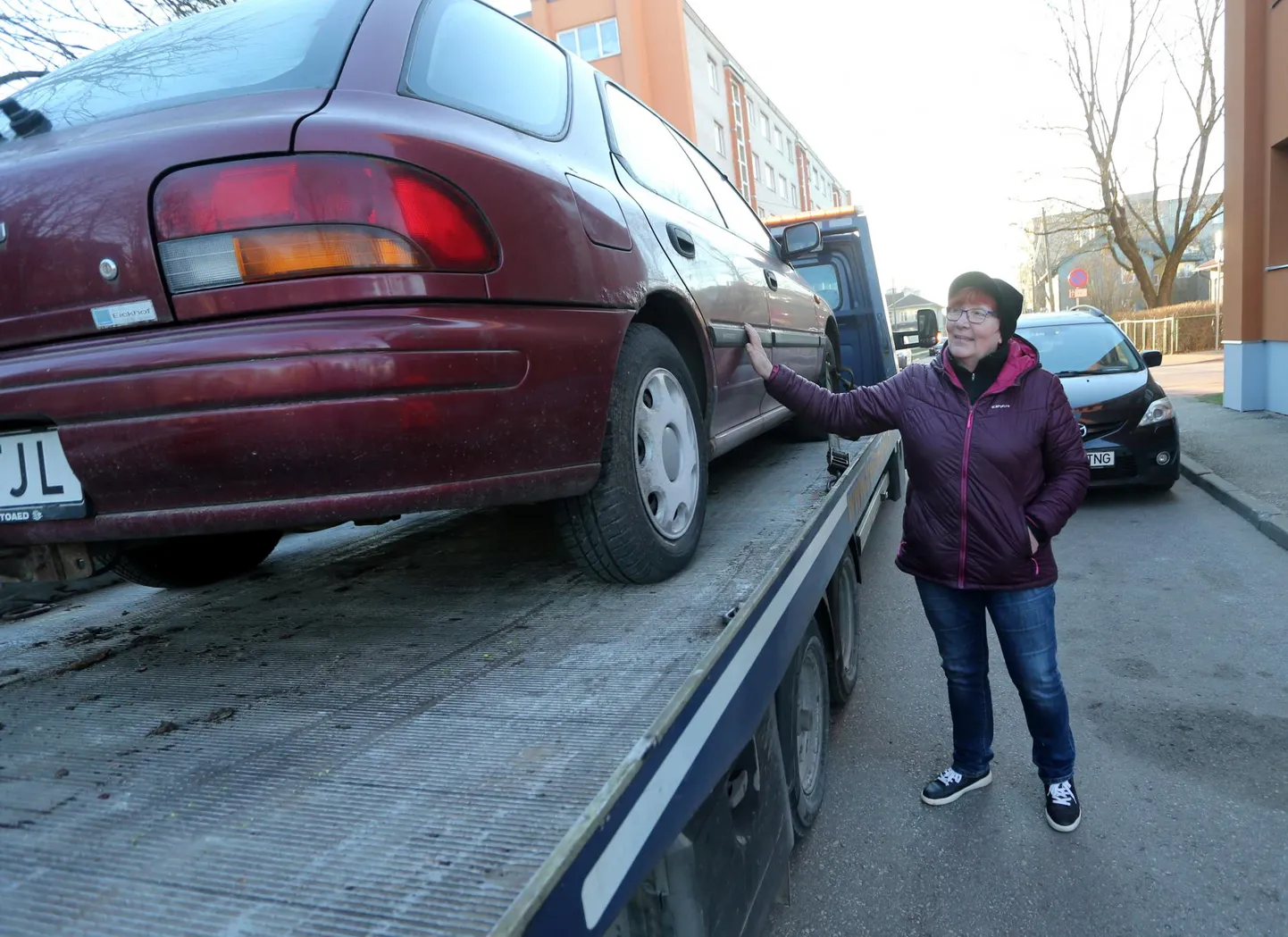 Liivi Amori käes on nüüdseks romuks kulunud auto olnud kaheksa aastat ja esmaspäeval ütles ta sellele hüvasti.
2 x Sille Annuk