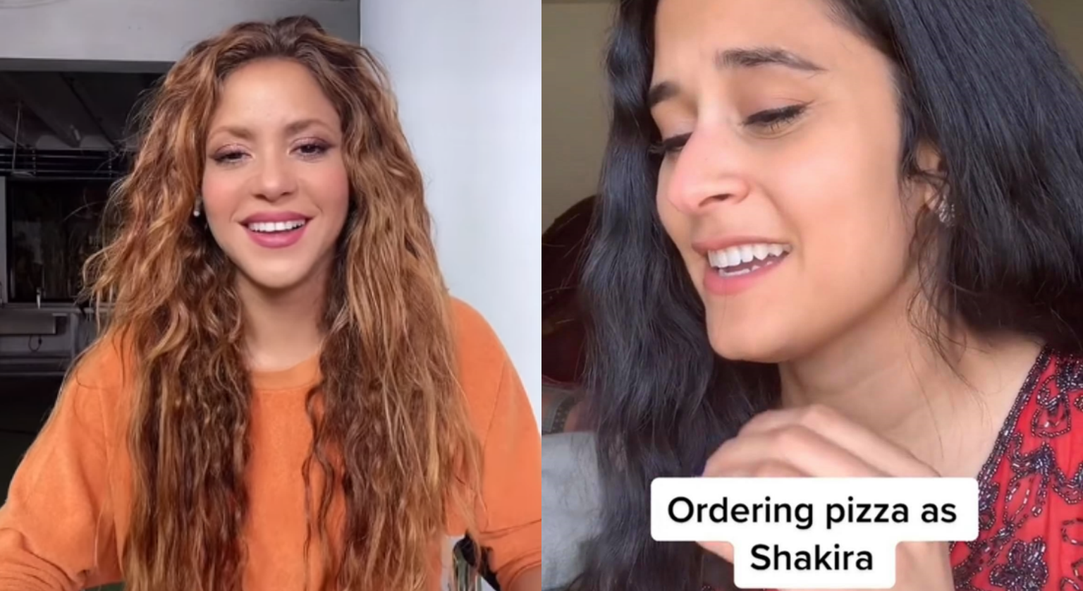 Shakira ja tema häälega pitsat tellinud Shuba.