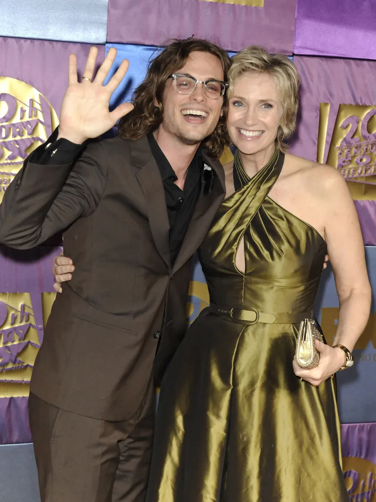 Matthew Gray Gubler koos näitlejanna Jane Lynchiga.
