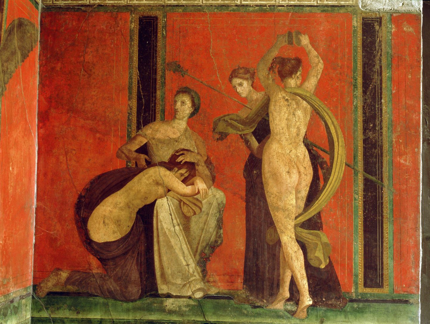 Pompeii üks säilinud freskodest