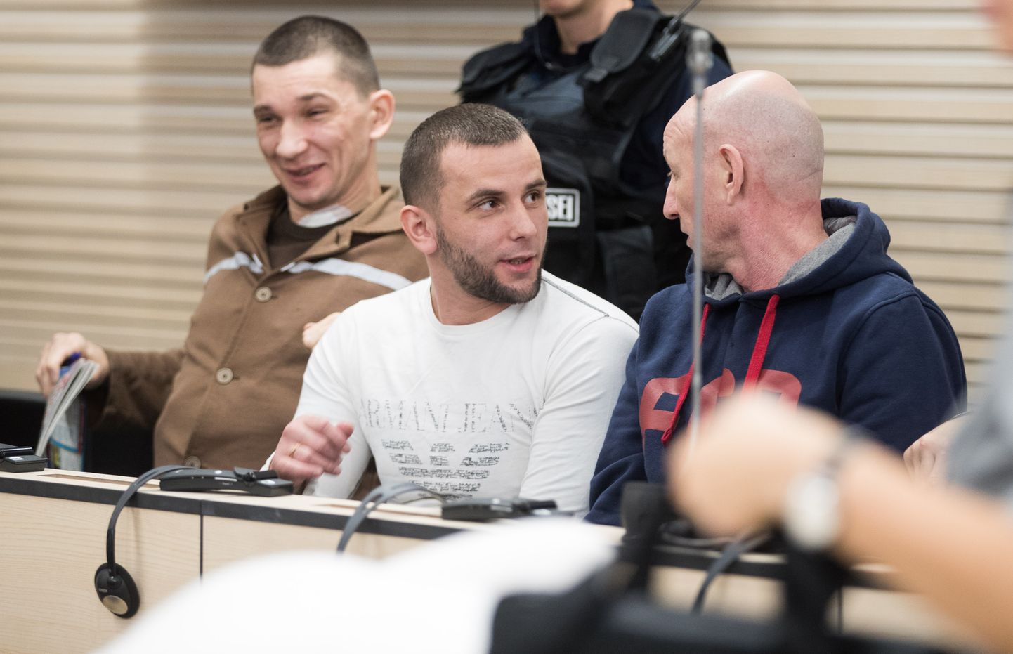 Kemerovo grupeering kohtus. Andrei Vaskin, Konstantin Kartsev ja Vjatšeslav Gulevitš.