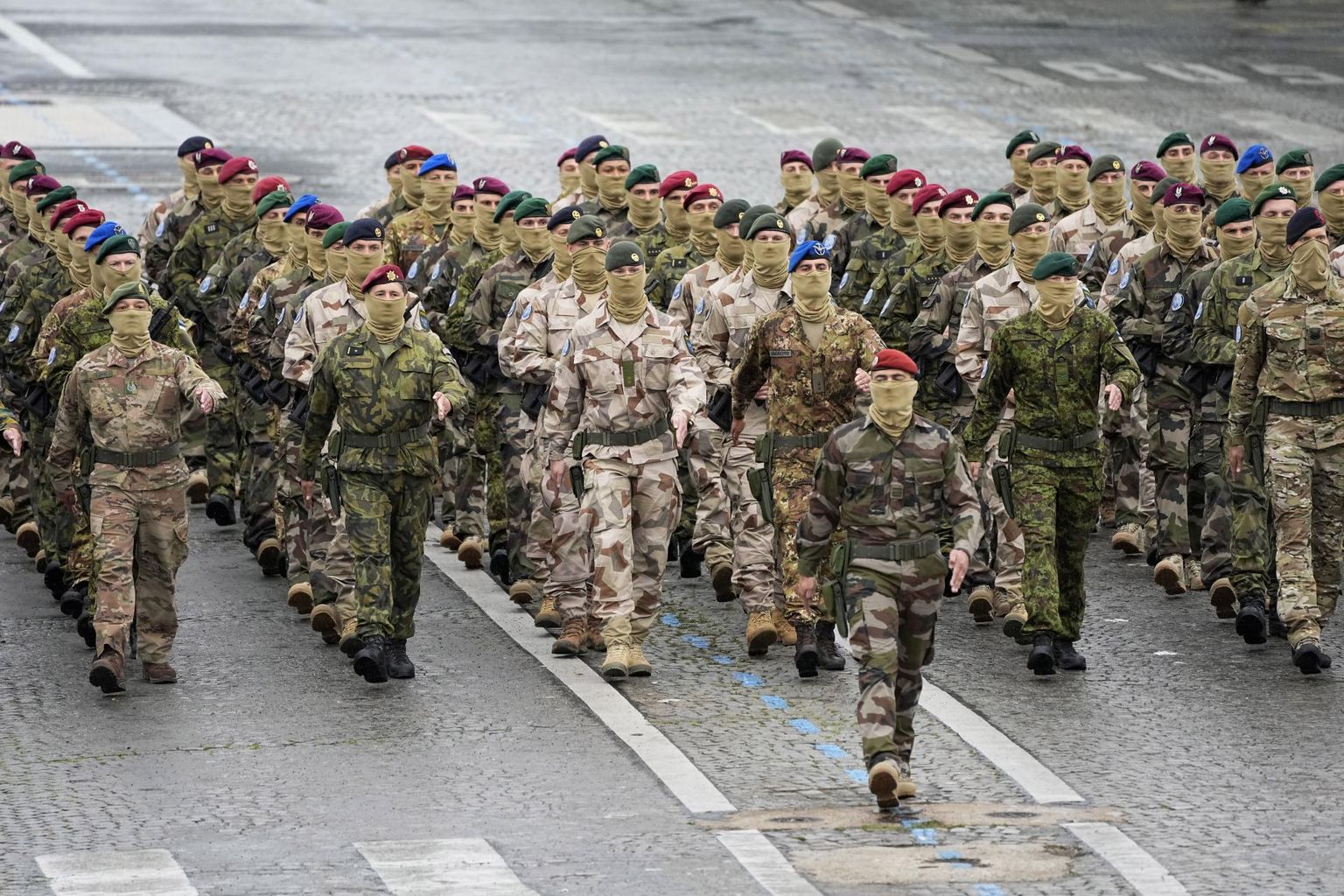 Sihtüksusel Takuba osalevad sõdurid tänavu juulis Pariisis paraadil.