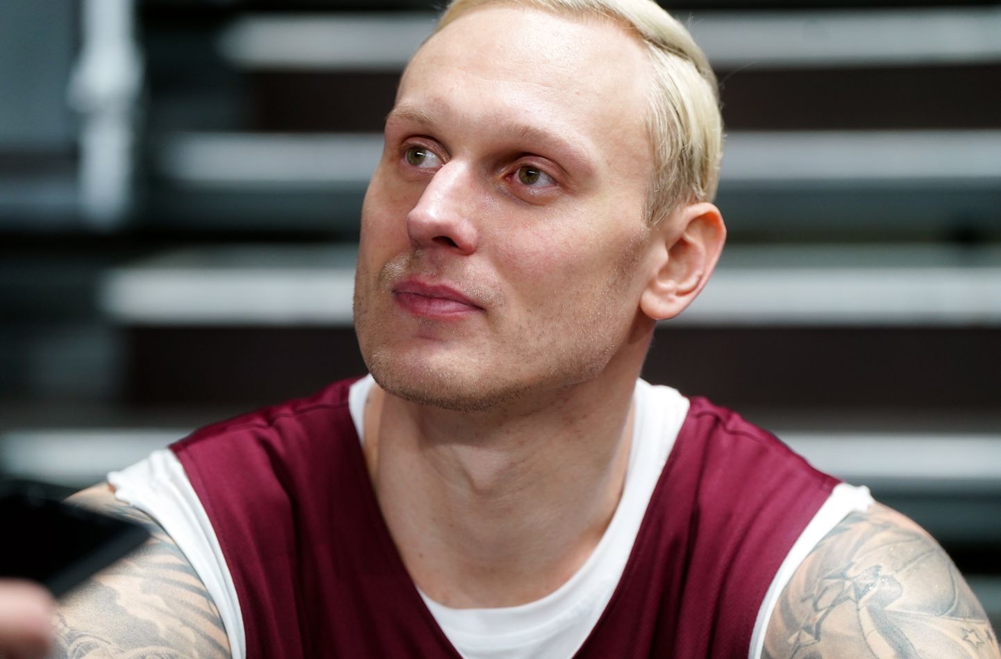 Latvijas vīriešu basketbola izlases spēlētājs Jānis Timma