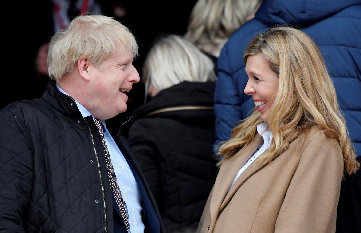 Suurbritannia peaminister Boris Johsnon ja tema elukaaslane Carrie Symonds.