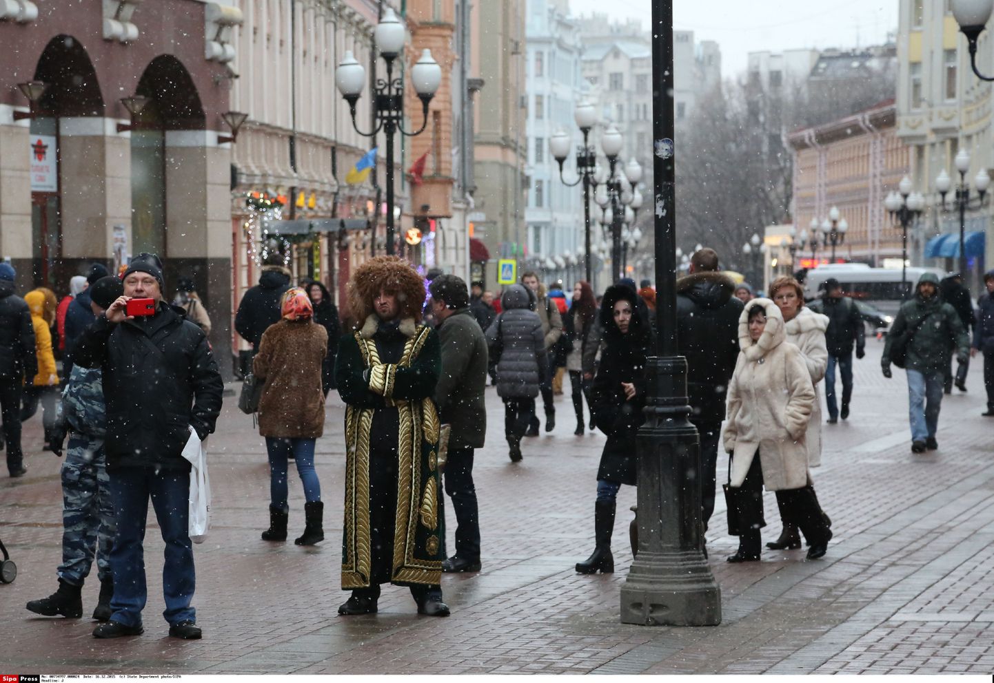 Rahvas Moskva tänaval.