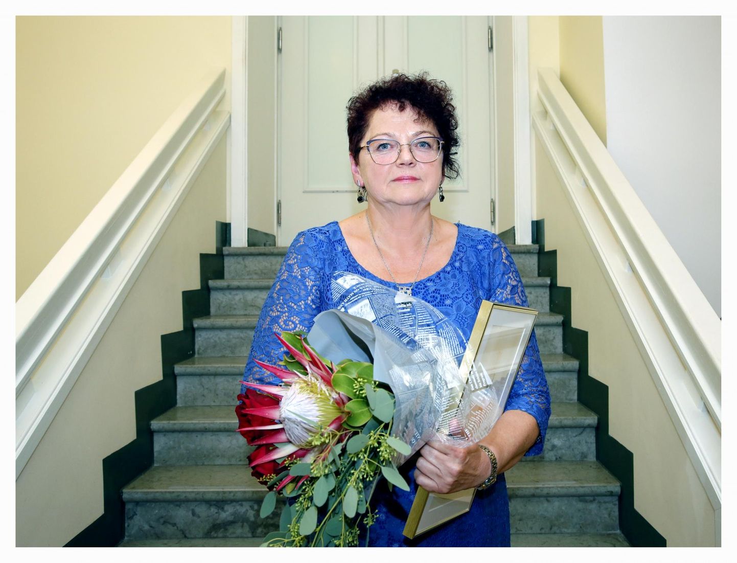 Pärnu muusikakooli õpetaja Marju Mäe pälvis tänupreemia.