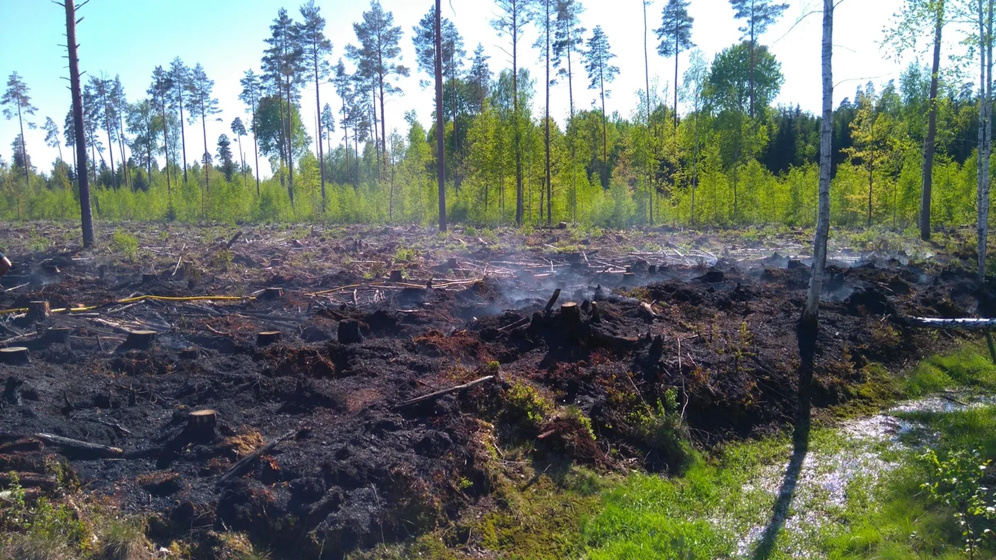 Põleng Võru vallas Jantra külas