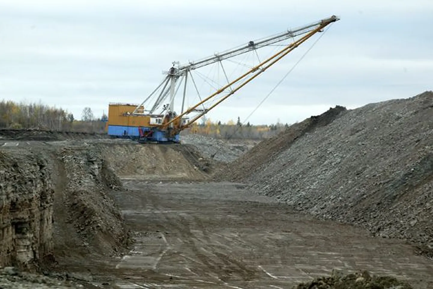 Põlevkivi kaevandamine Virumaal.