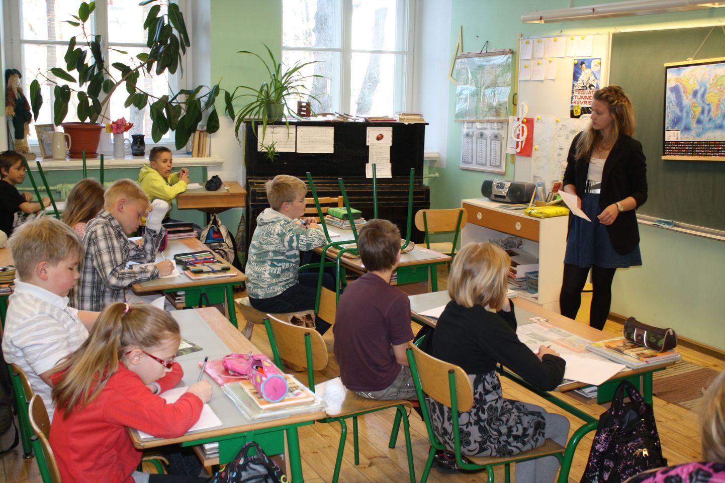 Euroopa päeva tähistamine Pärnu Vanalinna põhikoolis.