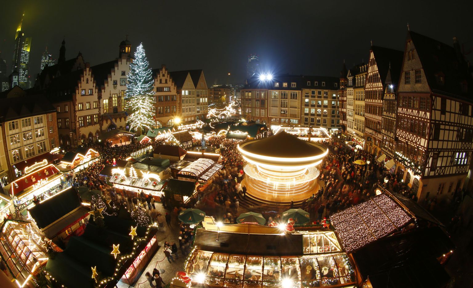 Frankfurti jõuluturg.