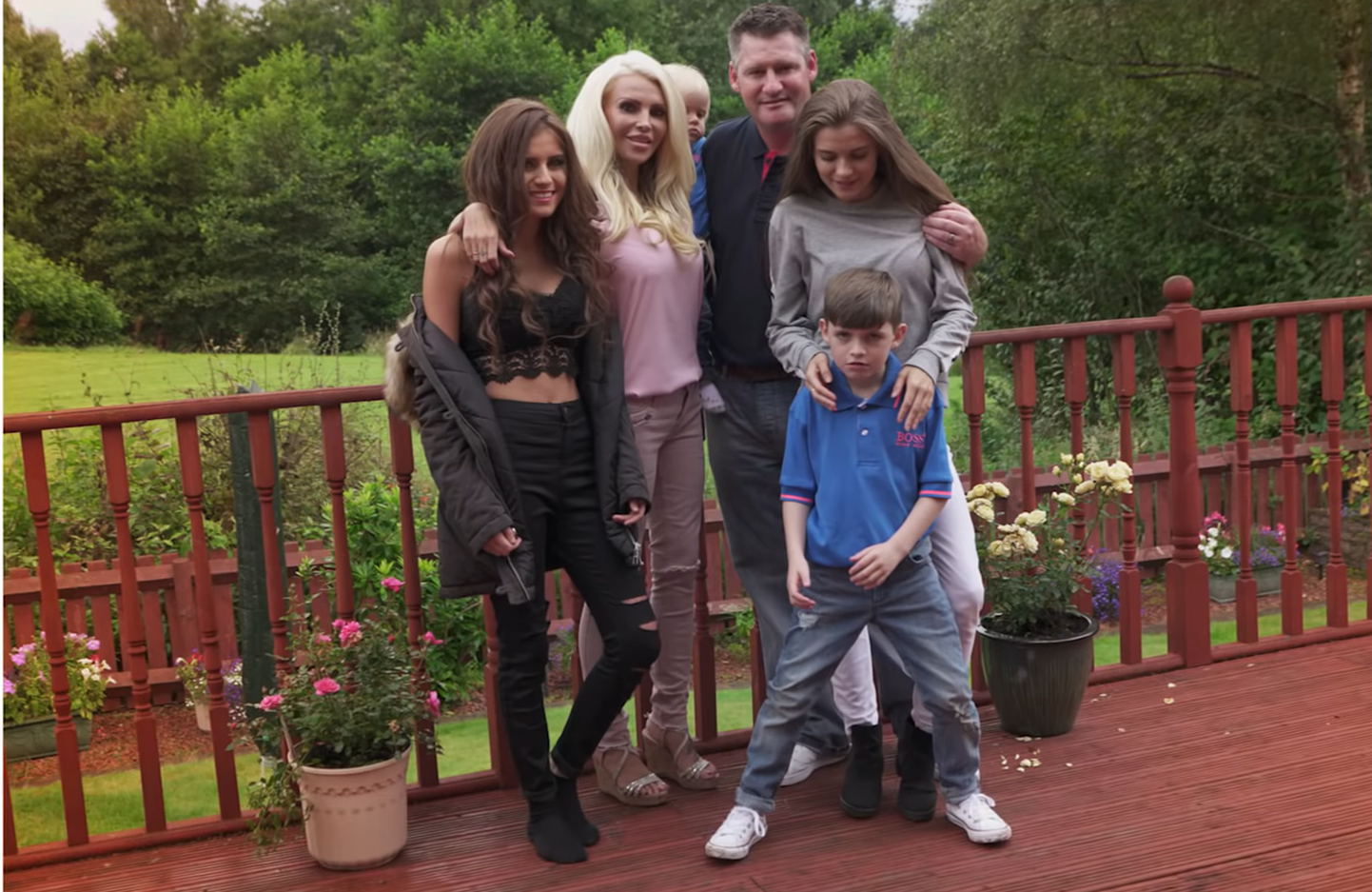 Amanda Love oma perekonnaga 2016. aastal.