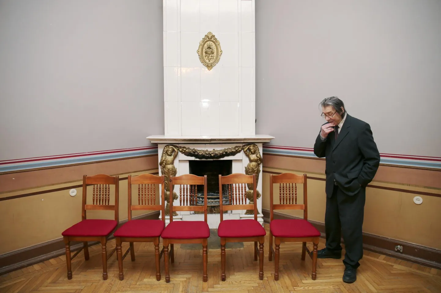 Hando Runnel tänavu veebruaris Tartu kirjanduse majas.