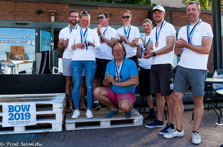 Sugar EST774 meeskond - ORC B grupi pronks
Baltic Offshore Week 2019 - Eesti ja Soome ORC klassi avamerepurjetamise meistrivõistlused Helsingis 14.-16.06.2019
