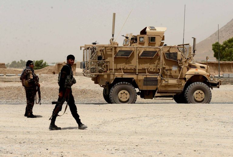 Afganistani julgeolekujõud Kandahari provintsis.