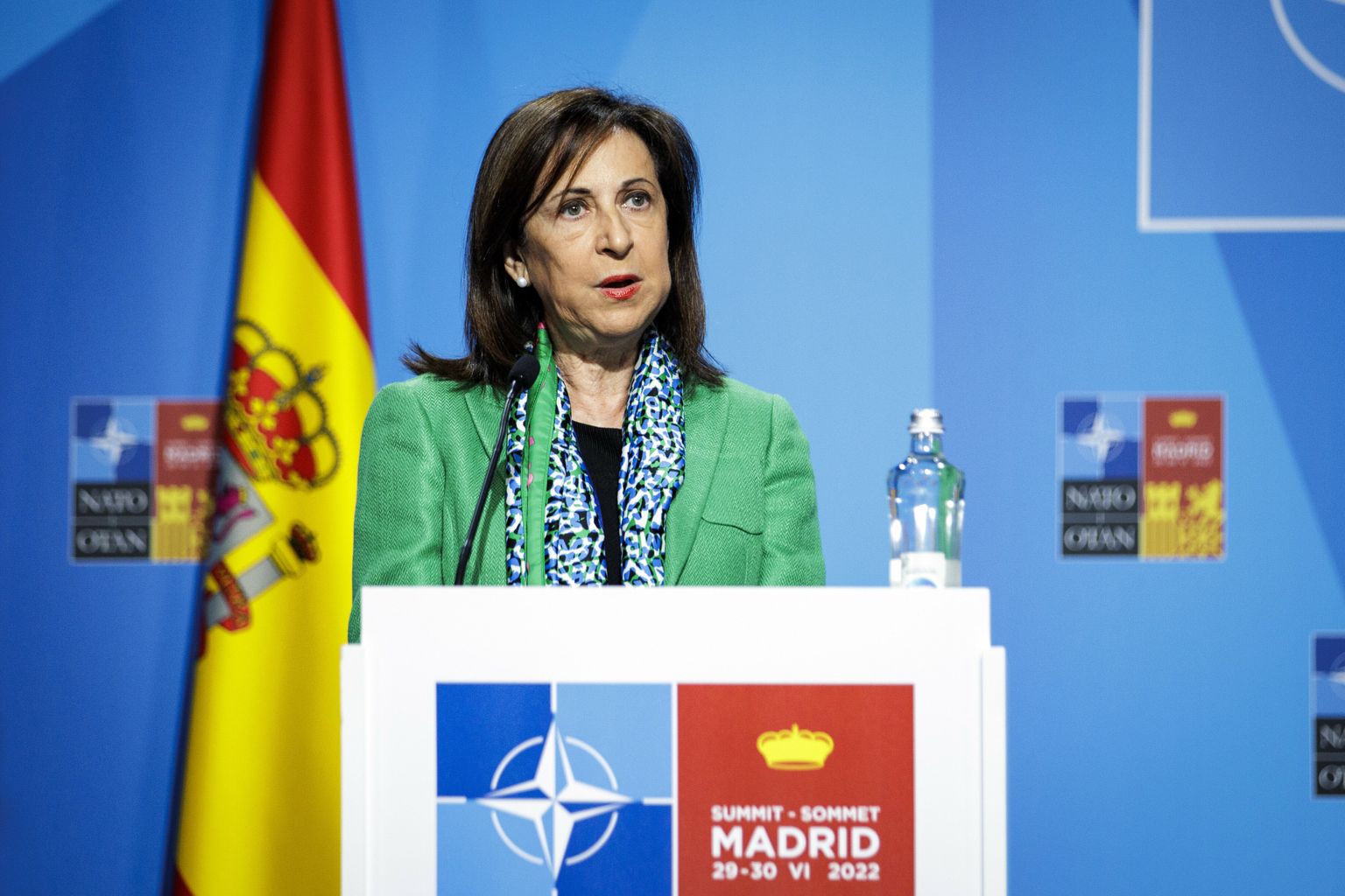 Spānijas aizsardzības ministre Margarita Roblesa
