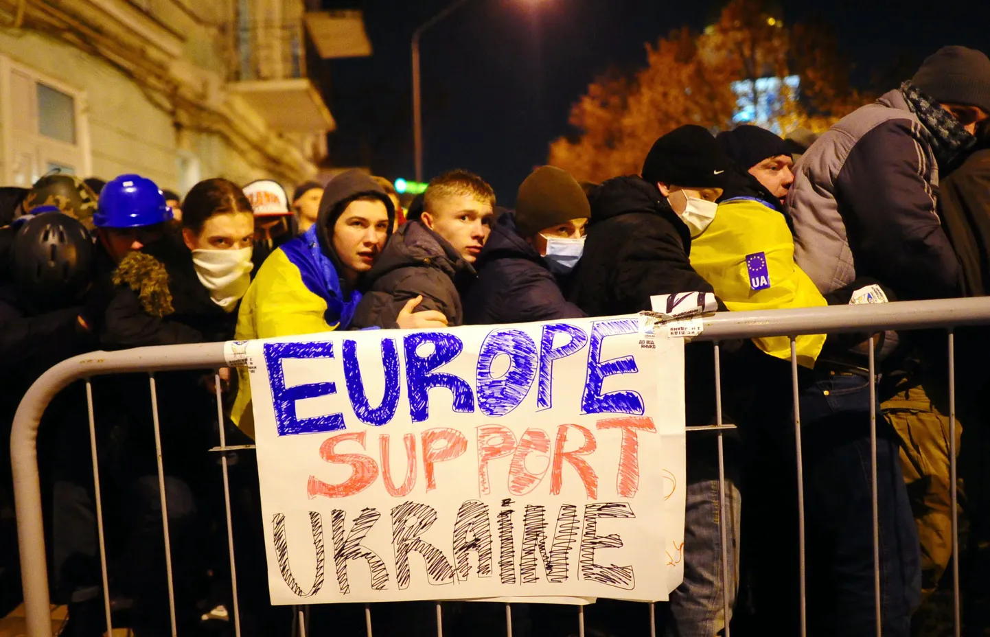 Eurointegratsiooni poolehoidjad Kiievis.