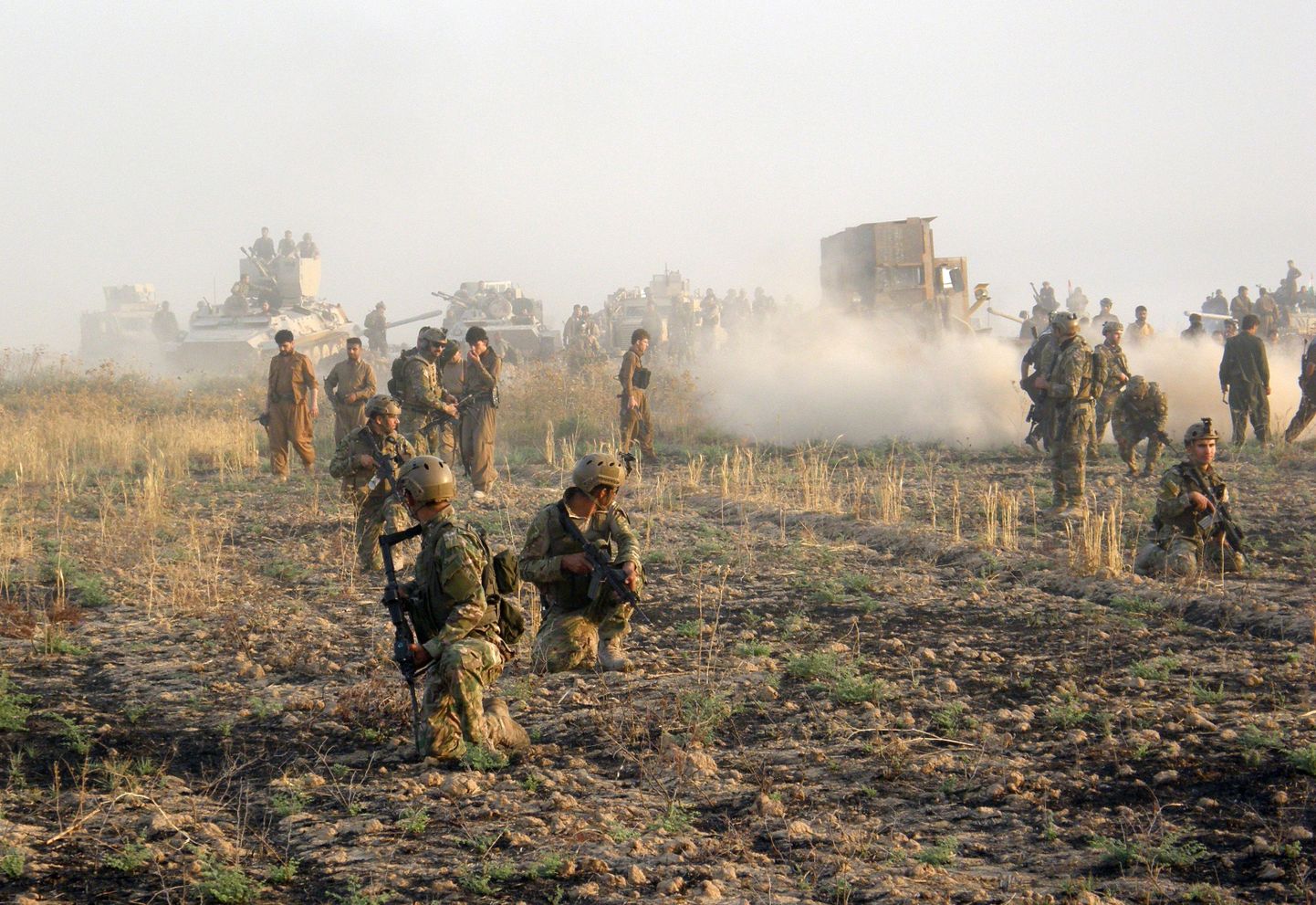 Иллюстративный снимок. Курдские войска в Сирии.