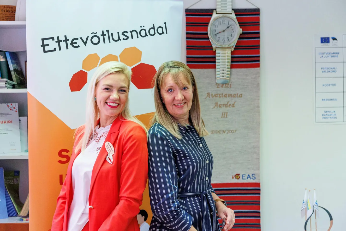 Tähtede õhtut aitavad korraldada ettevõtluskonsultandid Maili Kallaste (vasakul) ja Diana Marga.