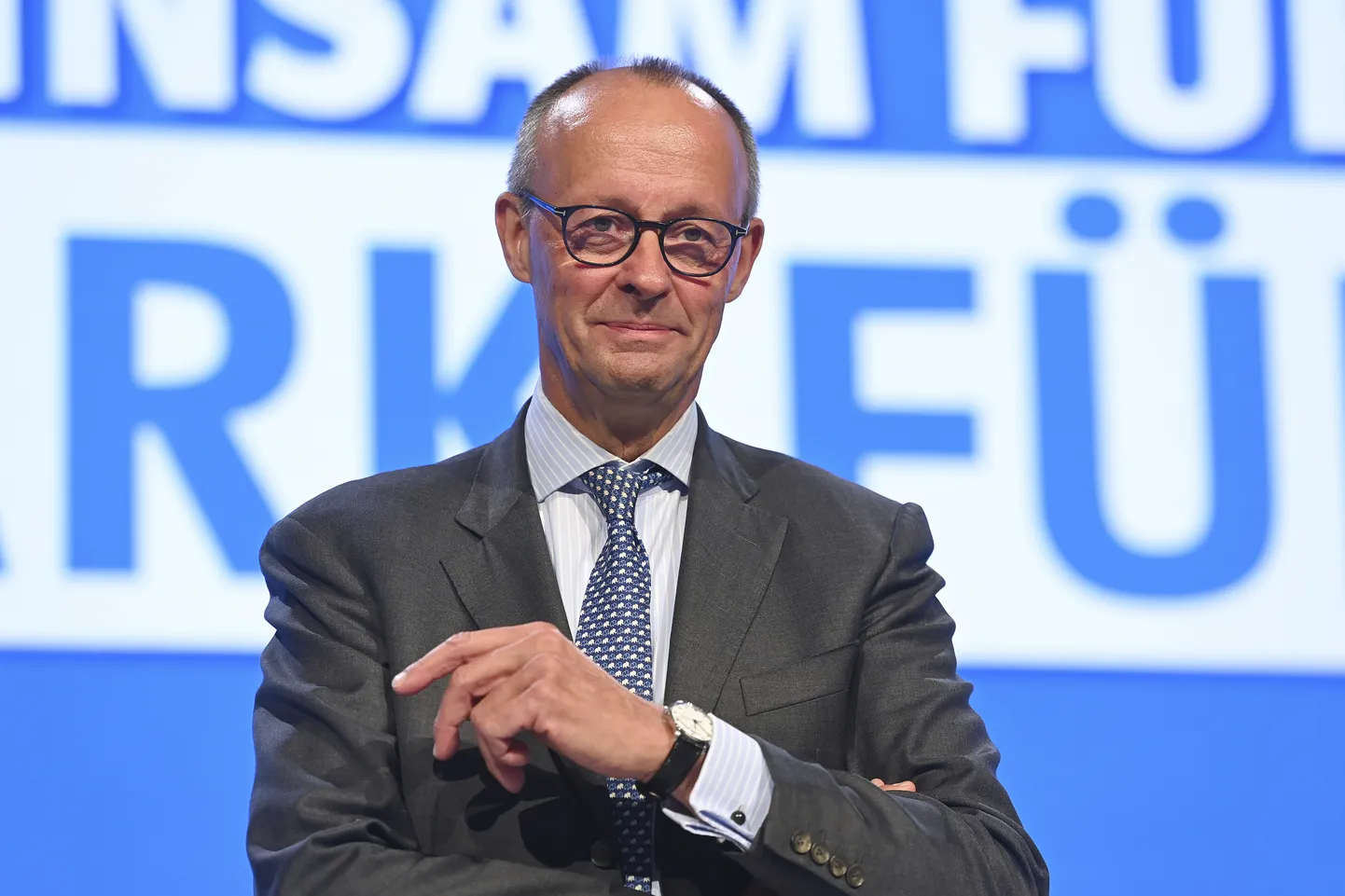 Vācijas kristīgo demokrātu (CDU) līderis Frīdrihs Mercs