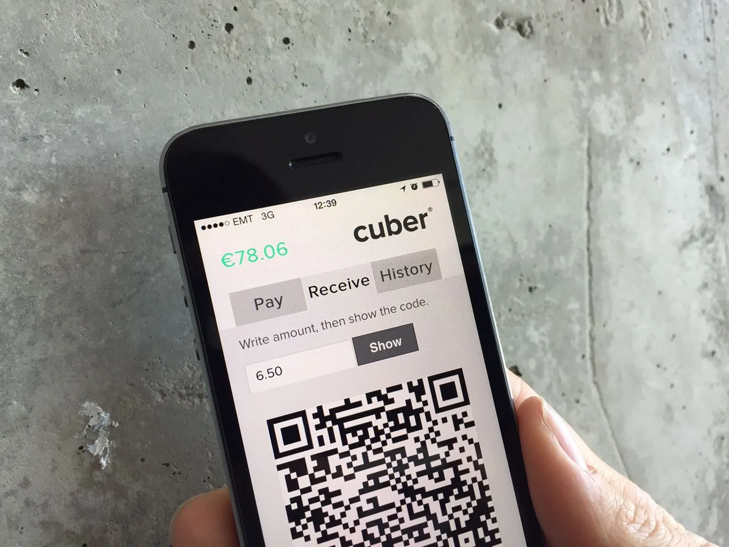 Krüptoraha platvormi Cuber mobiilirakendus