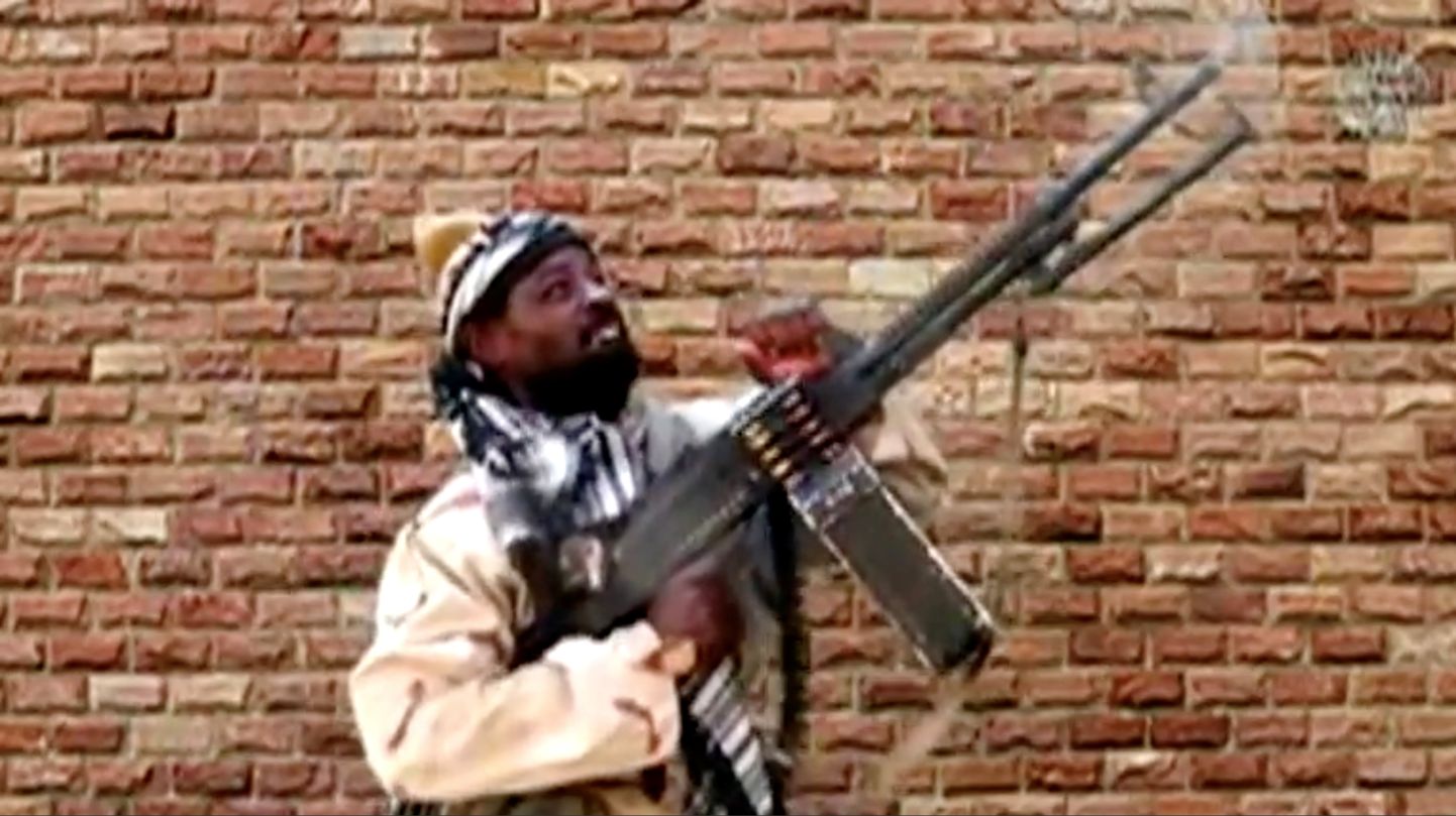 Boko Harami juhtfiguur Abubakar Shekau.
