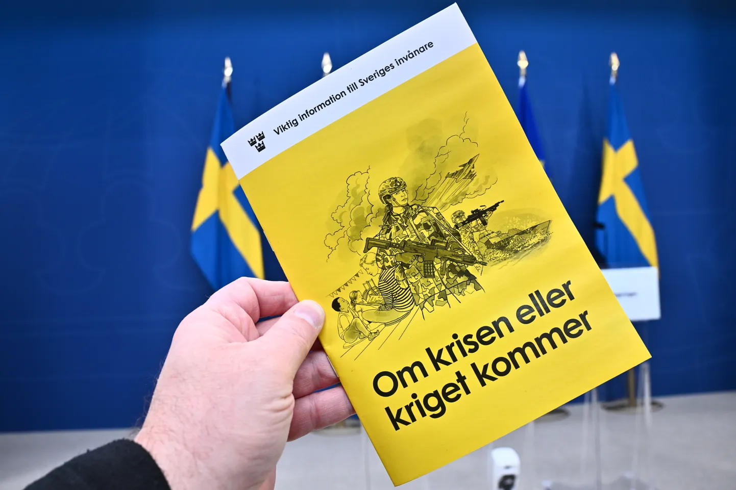 Rootsi tsiviilkaitsebrošüür.
