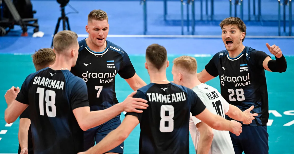 Eesti võrkpallikoondise liider EMi avamängu järel: mõlemalt poolt oli kohati Hiiumaa turniiri vibe'i