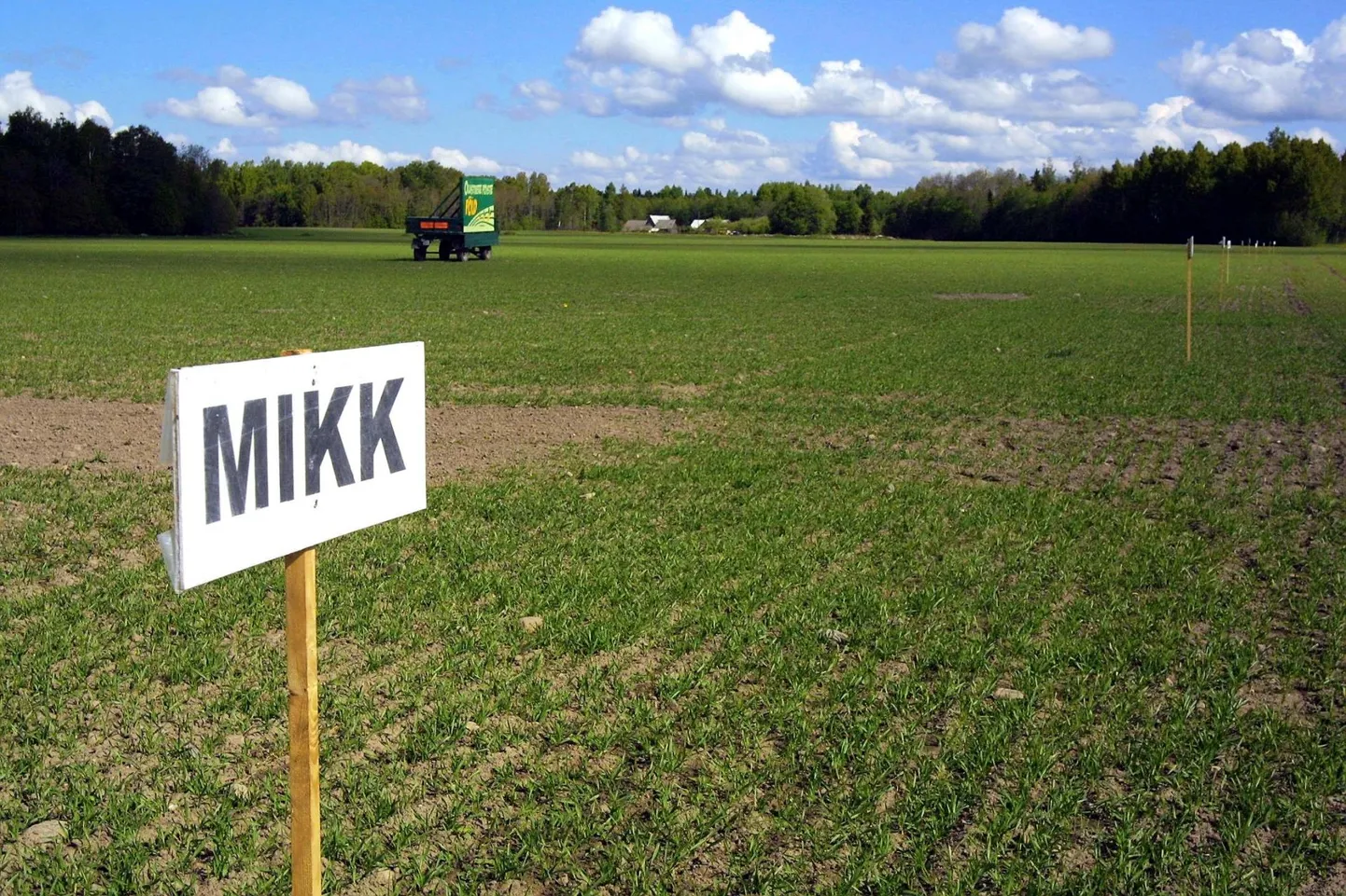 Kui tavaliselt on Olustvere poiste põllul nimelised põllusiilud, siis sel aastal tehti mullaharimis- ja külvitöö ära neljakesi.