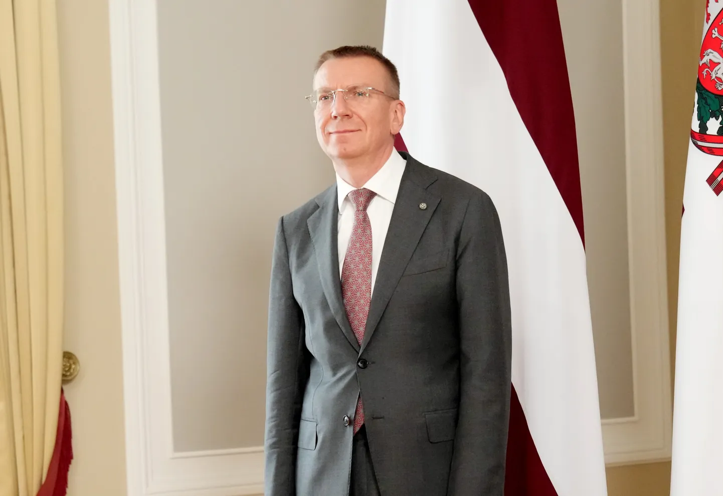 Valsts prezidents Edgars Rinkēvičs piedalās Rīgas apgabaltiesas tiesneša Elvija Vēbera svinīgajā zvēresta došanas ceremonijā Rīgas pilī.