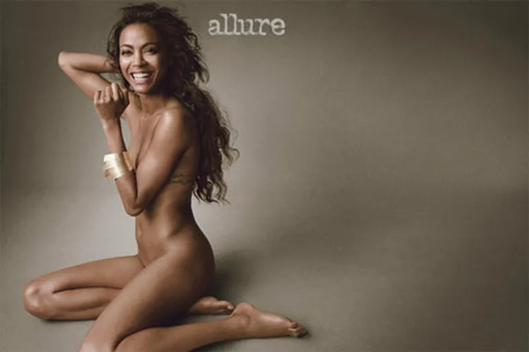 Zoja Saldana pozē žurnālam "Allure"
