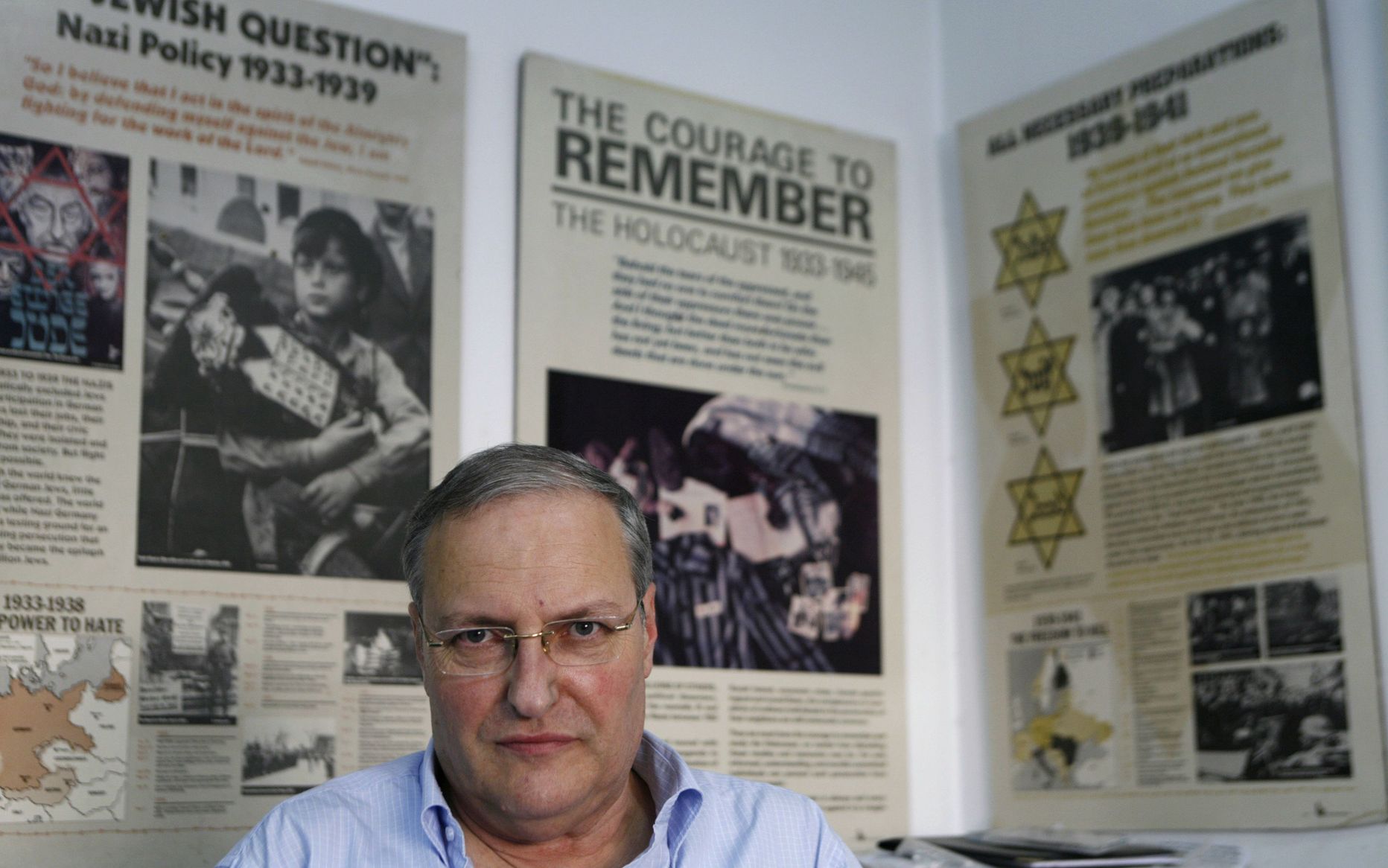 Natsikurjategijaid jälitava Simon Wiesenthali keskuse Jeruusalemma haru juht Efraim Zuroff.