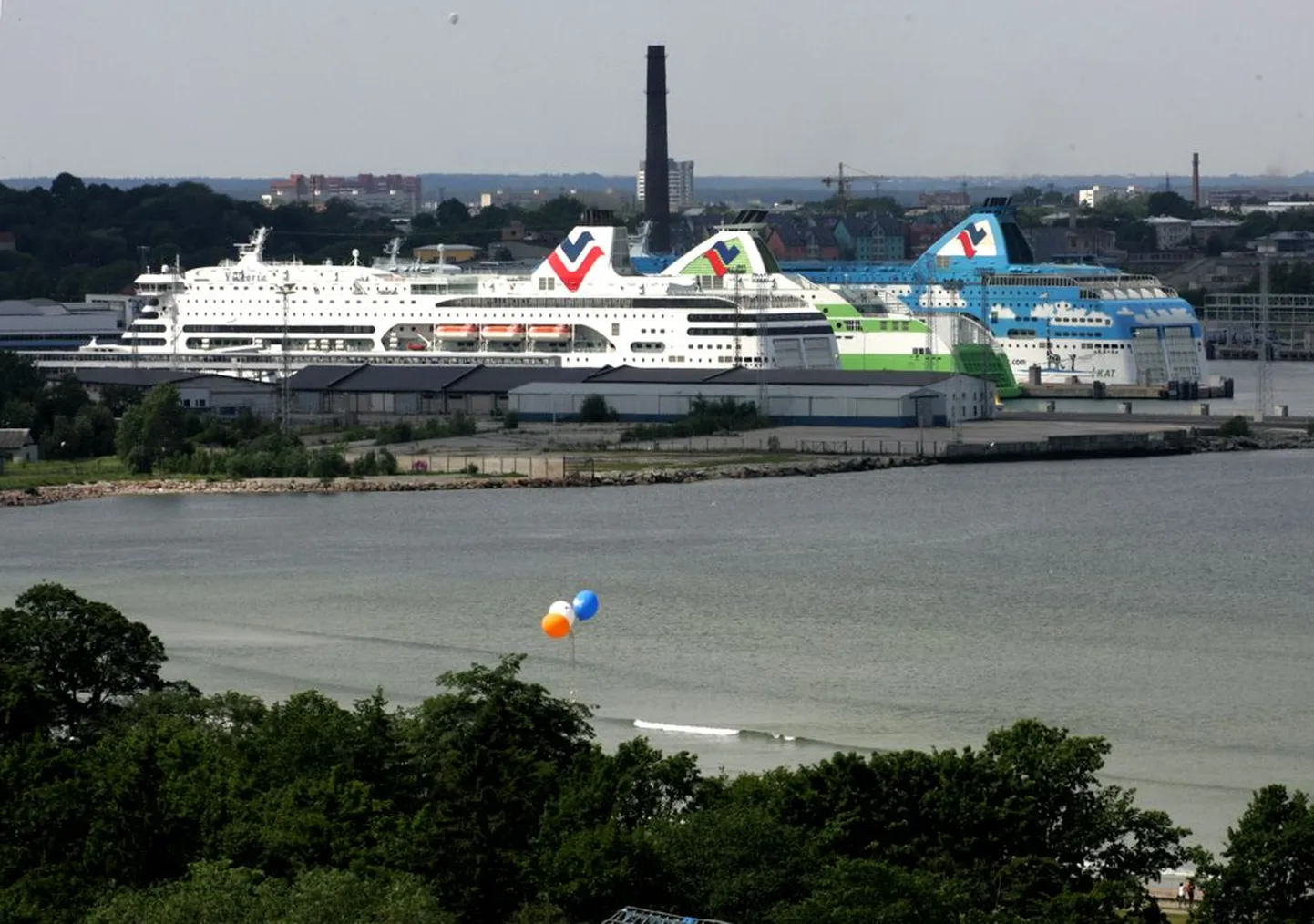 Tallinki laevad Tallinna Reisisadamas..