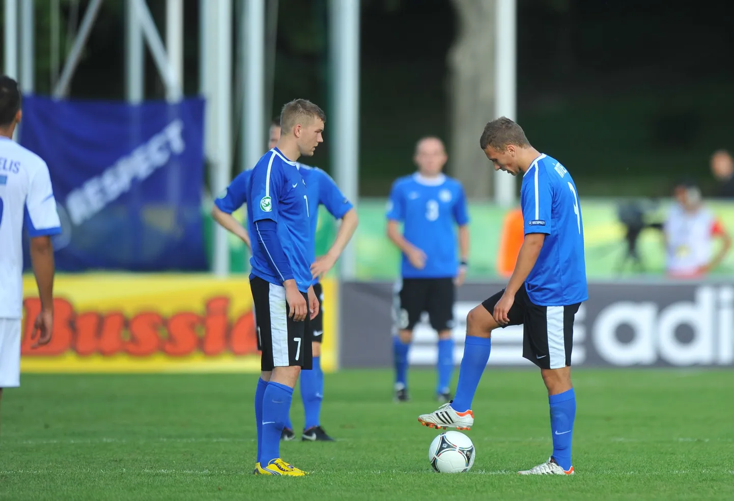 Eesti U-19 koondis eelmisel suvel kodusel suurturniiril.