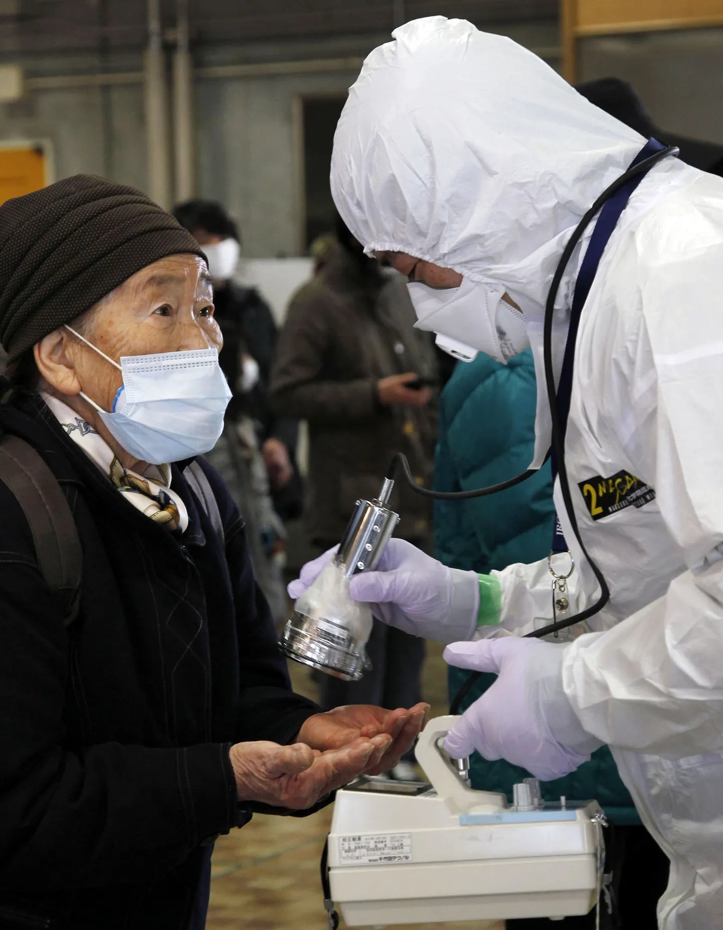 Kiirituskontroll Koriyamas Fukushima prefektuuris