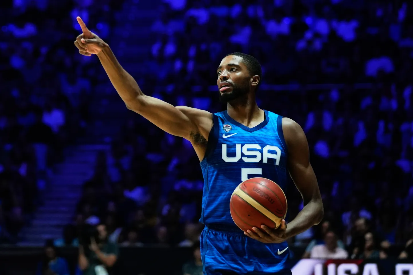 USA ääremängija Mikal Bridges.