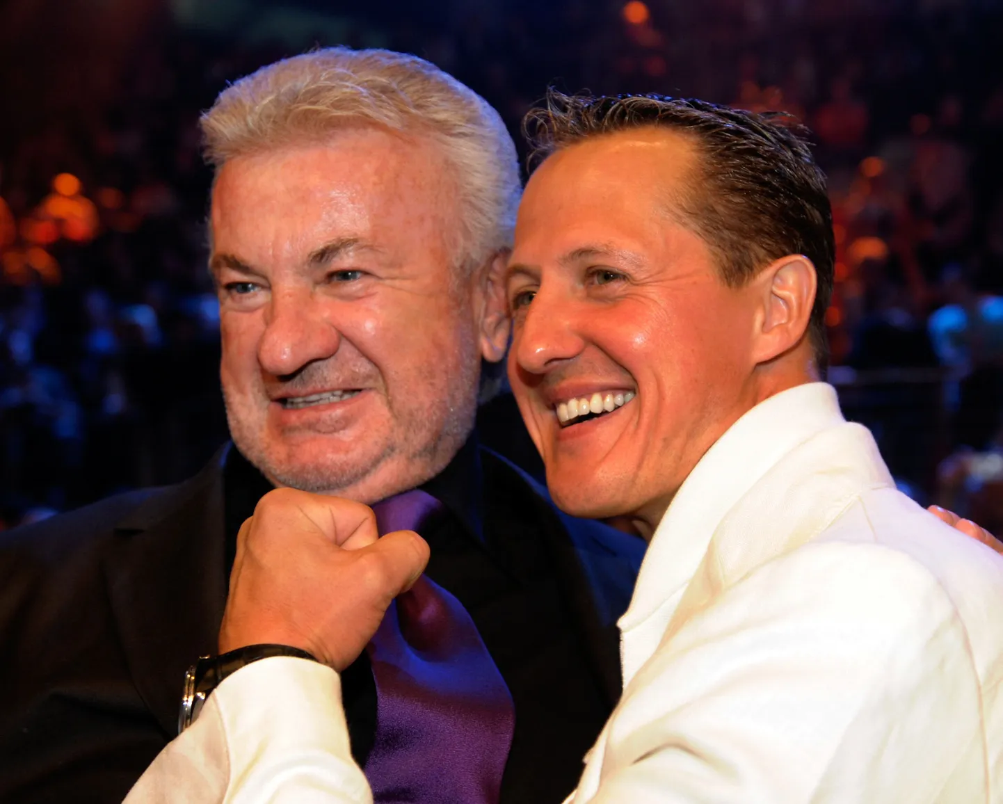 Willi Weber (vasakul) ja Michael Schumacher.