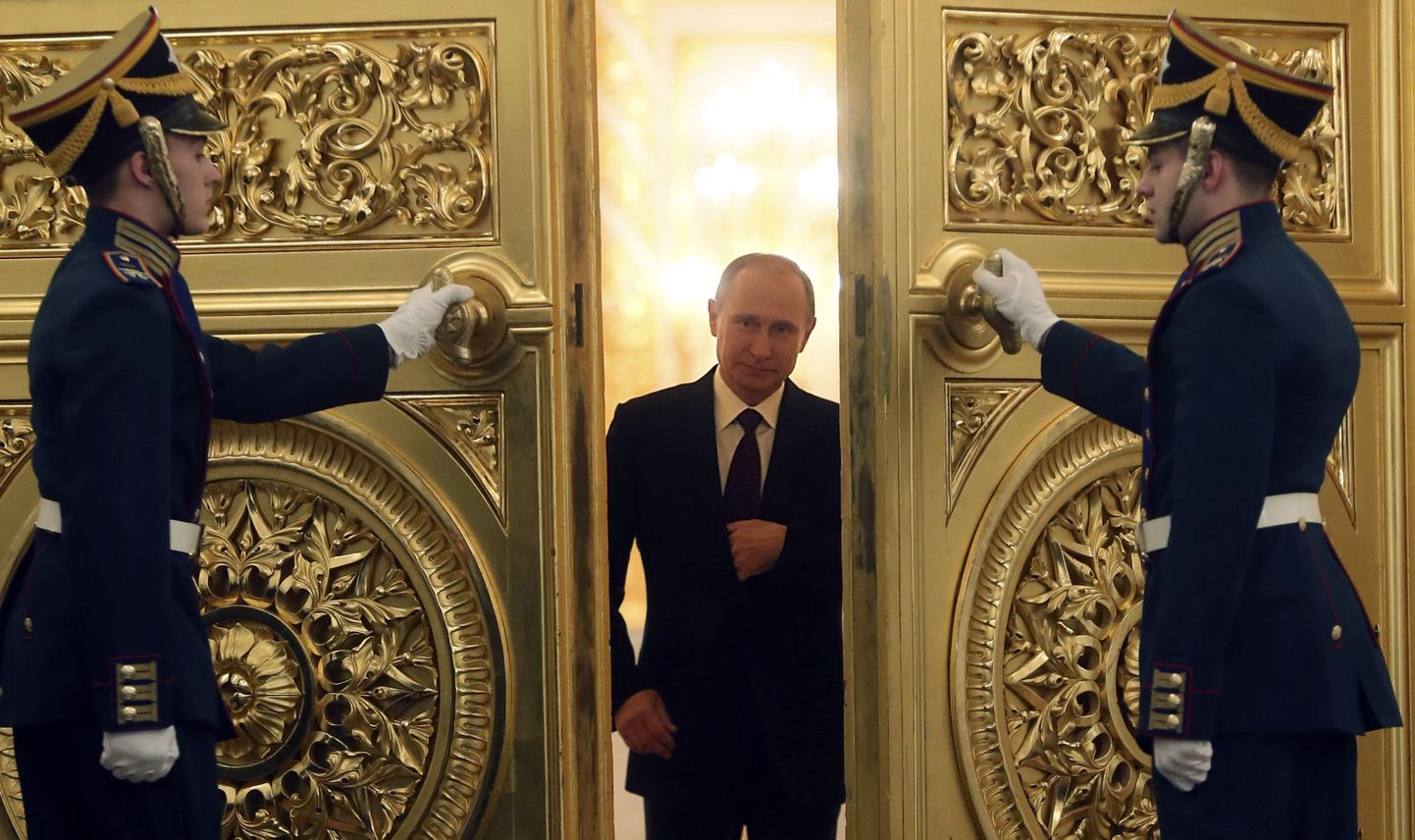 Venemaa president Vladimir Putin täna Kremlis.
