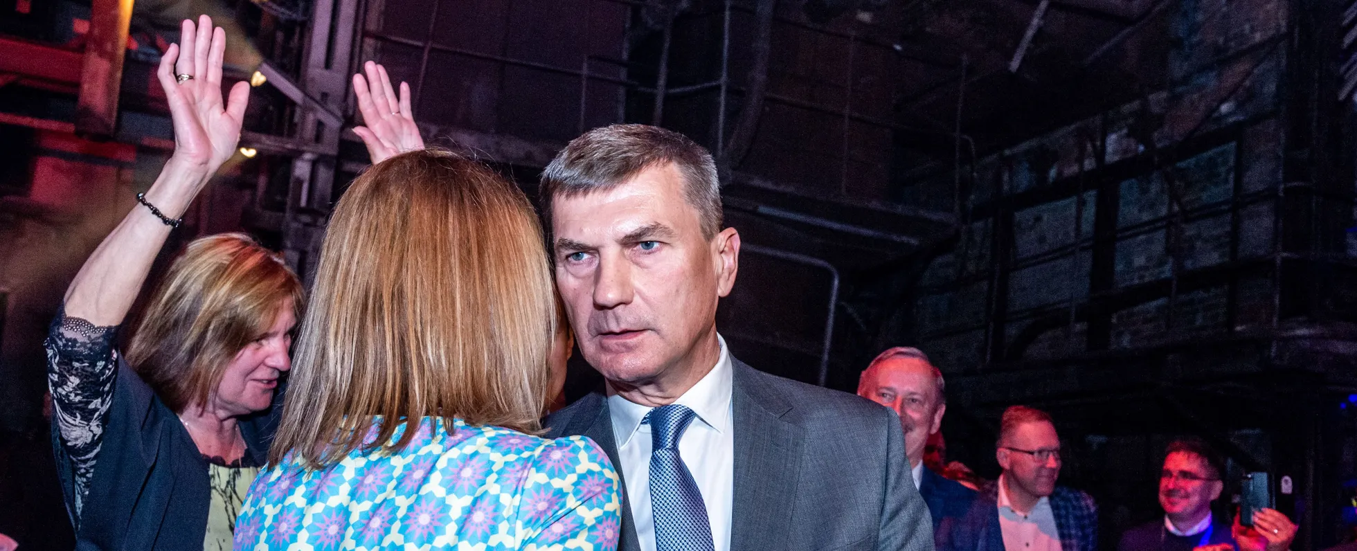 Андрус Ансип с Кайей Каллас