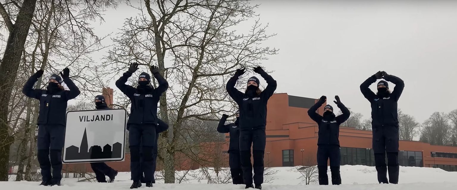 Viljandi politsei soovib tantsuga häid pühi