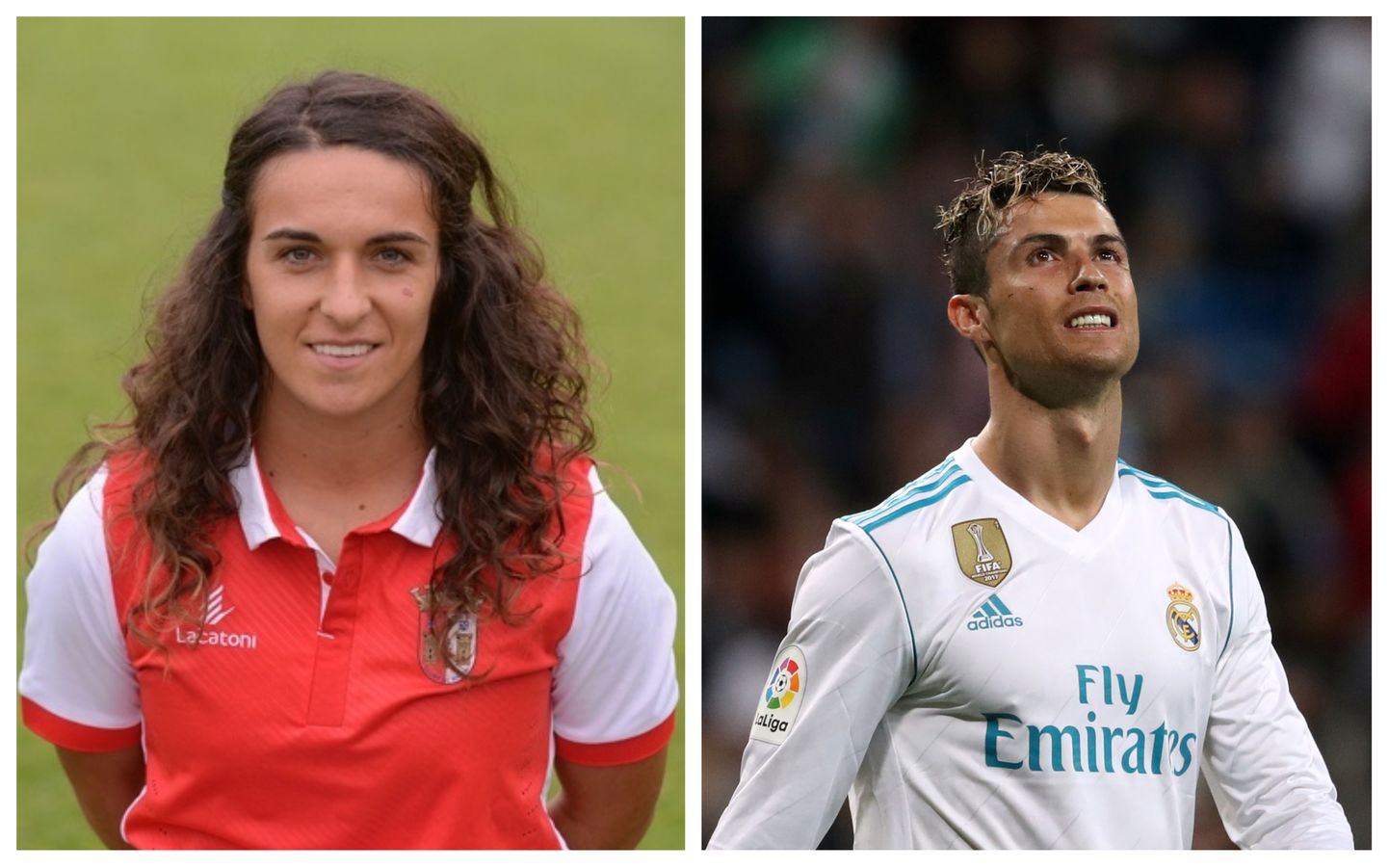 Laura Luis ja Cristiano Ronaldo.