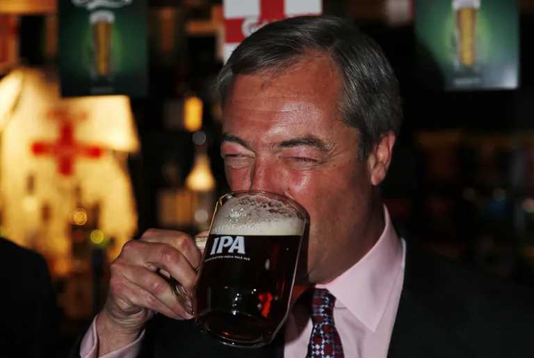 Ühendkuningriigi Iseseisvuspartei endine juht Nigel Farage. / Scanpix