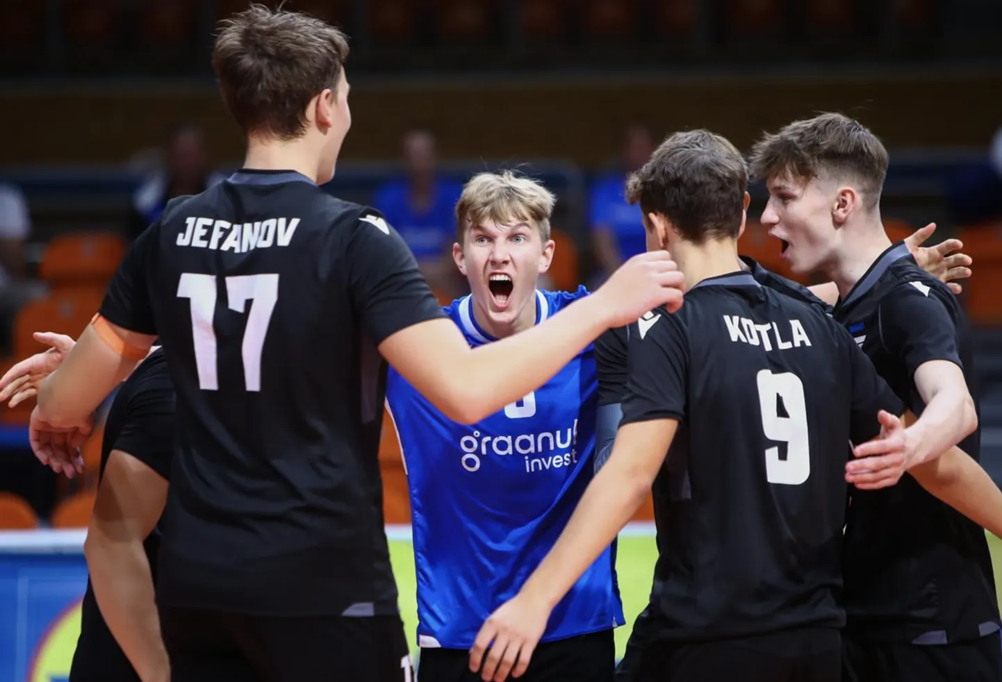 Eesti U18 noormeeste võrkpallikoondis.