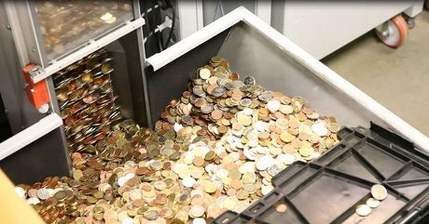 Автомат для сортировки и счета монет