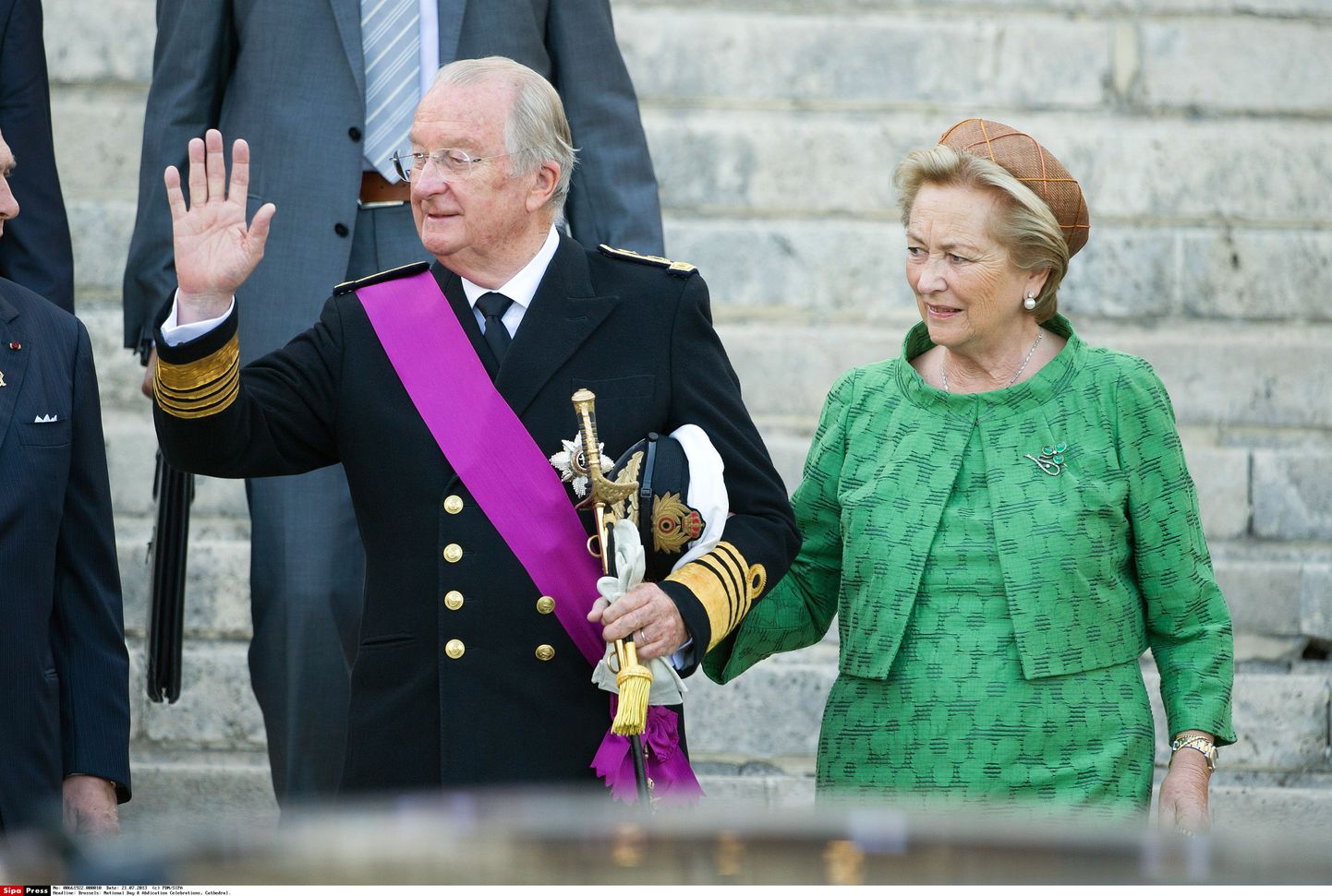Belgia kuningas Albert II ja kuninganna Paola.