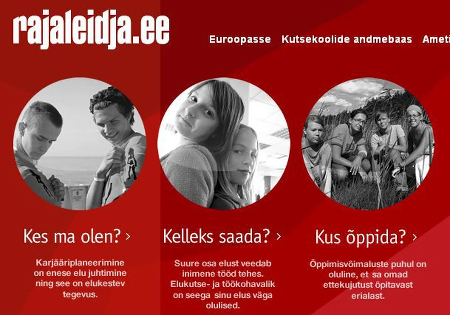 Portaalist saabi infot õppimise kohta.