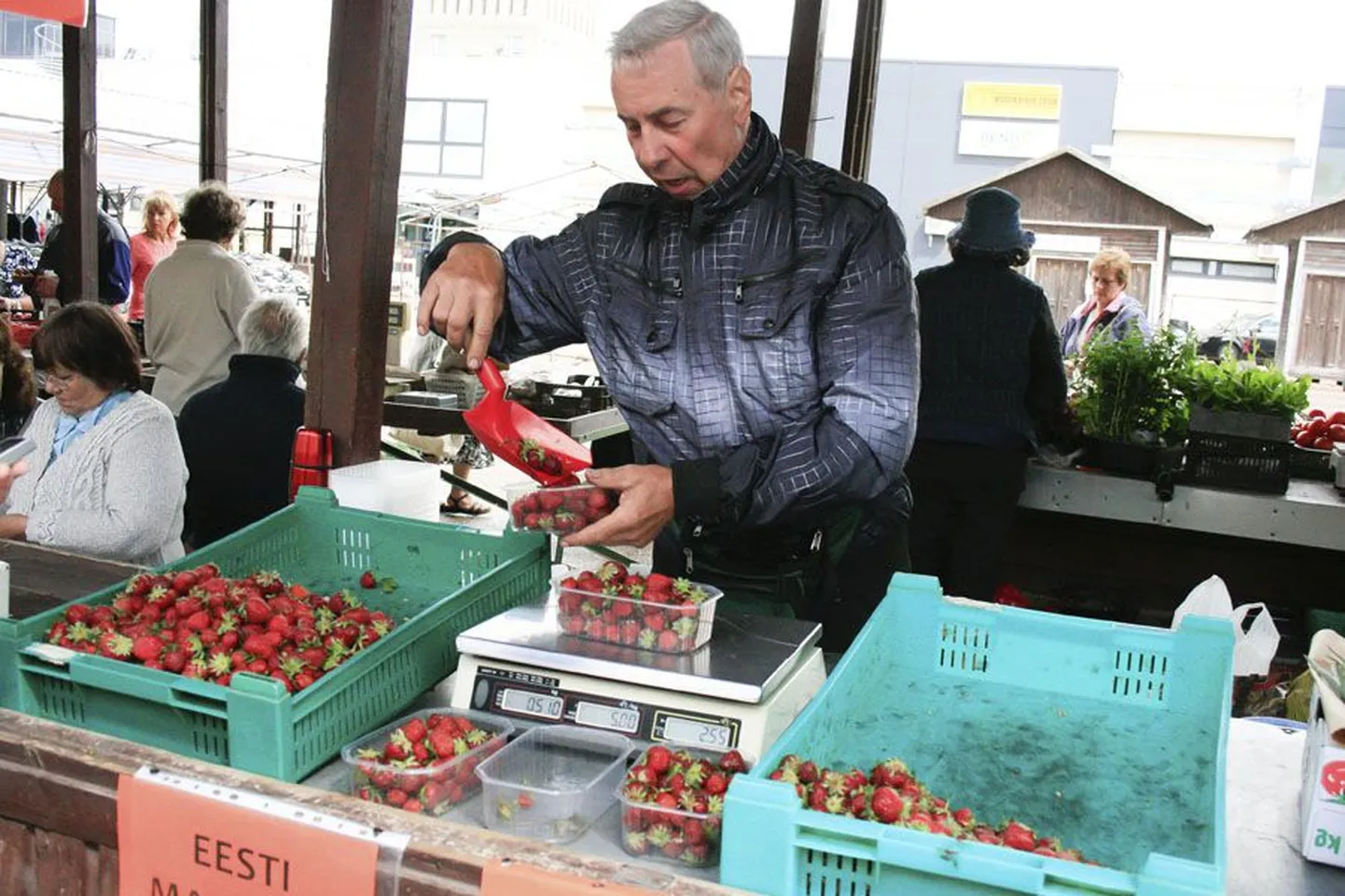Valgamaal asuva Udsu talu peremehe Heino Ilissoni sõnul hakkab maasikate hing langema järgmisel nädalal ning siis võib kilo punaseid marju saada 2,50 euroga.